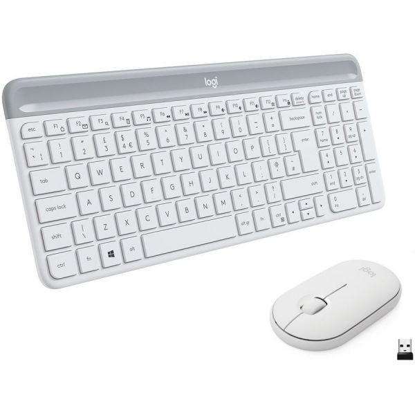 Мышь+Клавиатура Logitech Combo MK470 белый [920-009207]